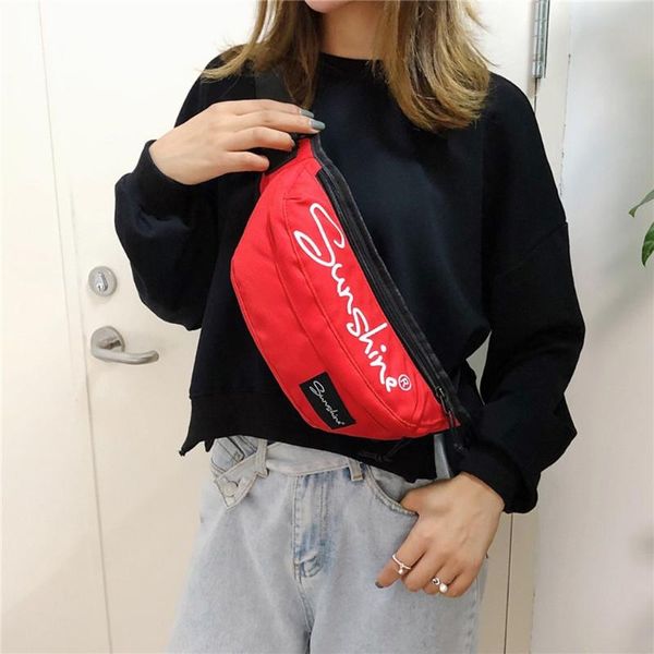 

waist bags nylon waterproof 2021 fashion pockets women men cross chest bag belt #f