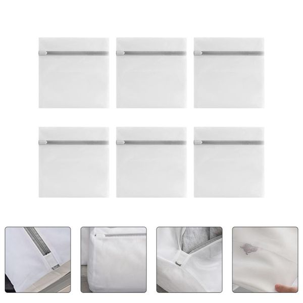 

laundry bags 6pcs clothes wash mesh surface thickened clothing