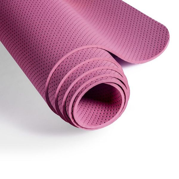 

yoga mats tpe environmental perforated breathable honeycomb pad 176*62*5mm double color mat (defective items clearance promotion)