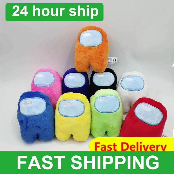 

10cm among us plush among us game plush toy with music kawaii stuffed doll christmas gift cute red small among us plushie