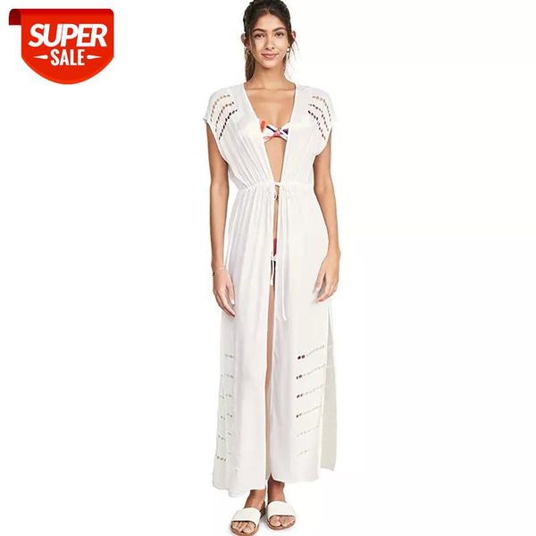 

beach dress women wear cover-ups white cotton tunic bikini swimsuit cover up bath sarong plage pareo #nm3n, Black;gray