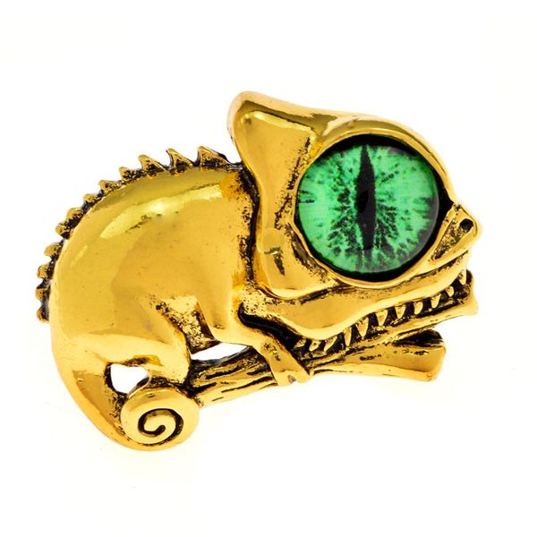 

pins, brooches cindy xiang cute small lizard chameleon animal coat pins vintage party jewelry accessories ornaments 2 colors available, Gray