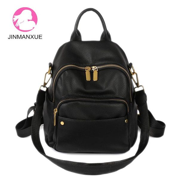 

backpack fashion multifunction women leather female crossbody shoulder bags casual daily bag ladies travel bagpack