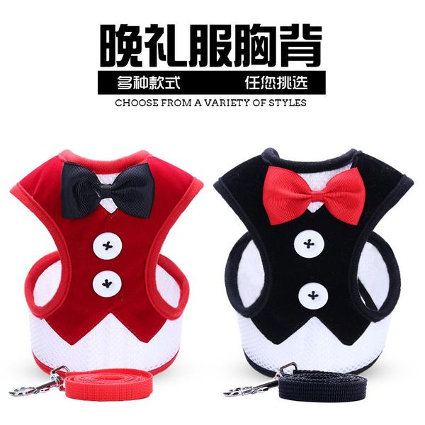 

dog apparel pet products vest harnessess butterfly windding dress leads leashes