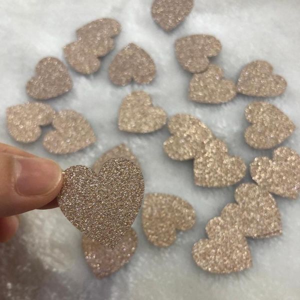 

gift wrap rose gold glitter sticker die cuts heart labels