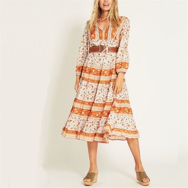 

women dress casual spring flower print pleated vestidos 210430, Black;gray
