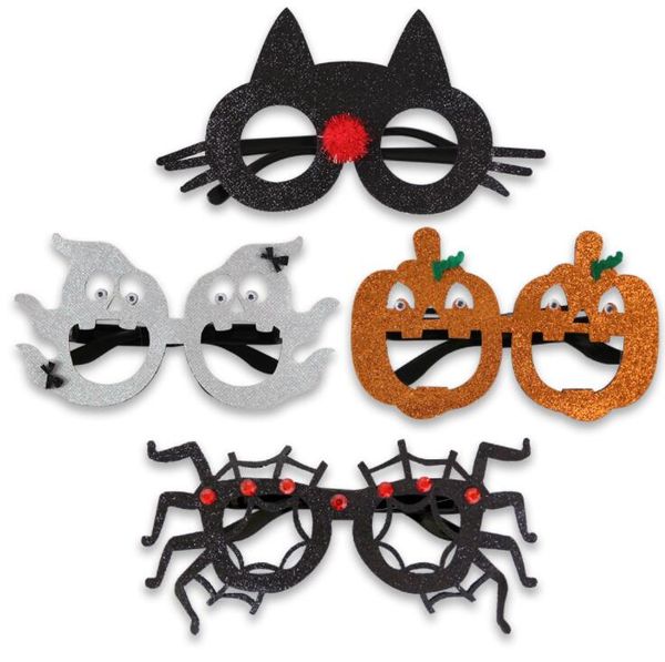 

halloween glasses cosplay eyeglass party prop decorations pumpkin spider web skeleton shape eyewear novelty eyeglasses for festival costume