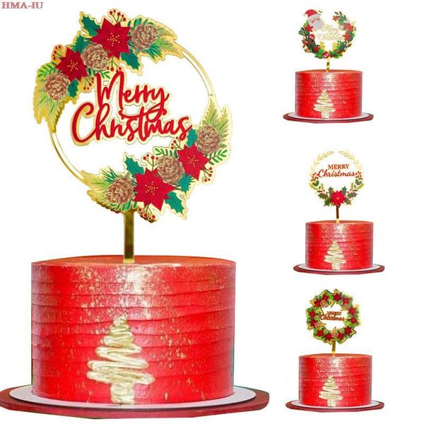 

other festive & party supplies merry christmas cake ers decor happy year cupcake