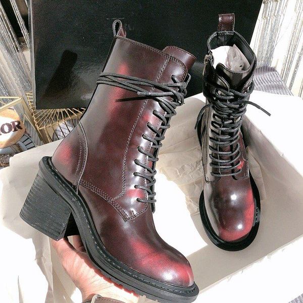 

fashion winter women boots luxury red shoes designers high slippers, Black