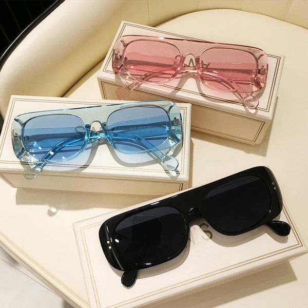 

sunglasses ms 2021 women fashion uv400 brand designer gradient female oculos shades for, White;black