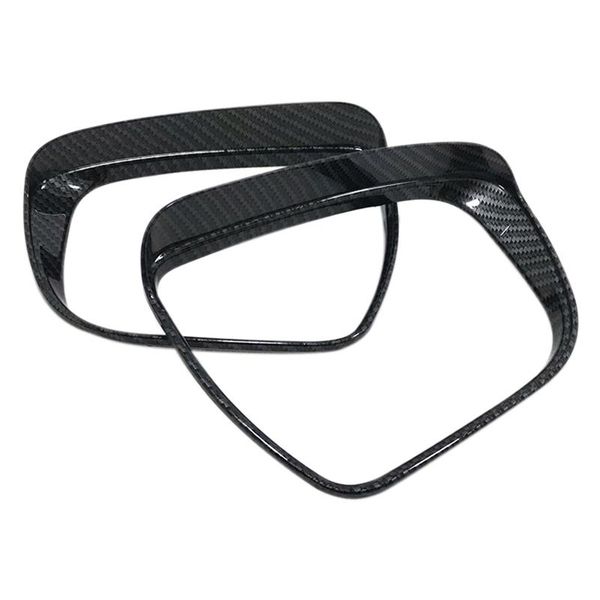 

2pcs carbon fibre styling accessories rearview mirror rain eyebrow frame cover trim for juke 2021-2021 towel