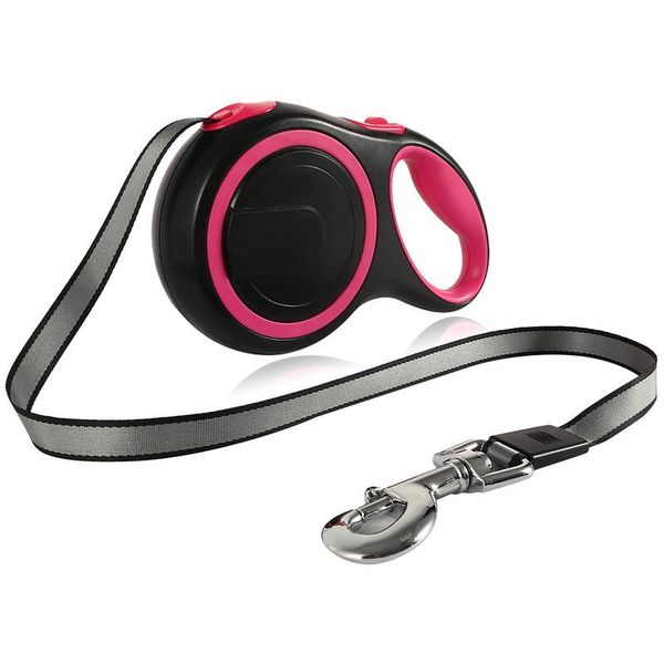 

dog collars & leashes 8m pet leash automatic retractable nylon leads extending outdoor walking running for small medium dogs product