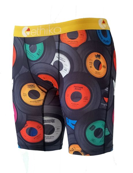 

ethika men's staple disks underwear boxers trunk hip hop rock excise underwear skateboard street fashion streched legging, Black;white