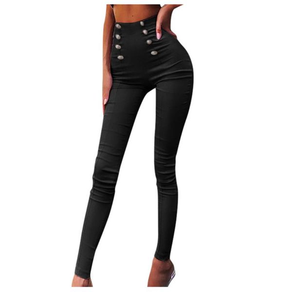 

tummy control high waist pencil pants women spandex leggings plus size hyper ultra stretch comfy skinny trousers a30 women's & capris, Black;white