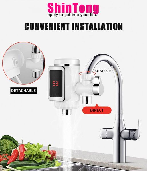 

kitchen faucets tankless water heater portable electric faucet installation home heating small treasure miniature