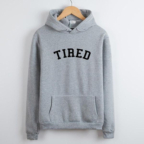 

women's hoodies & sweatshirts tired print women winter vintage sweatshirt harajuku hoodie casual long sleeve hoody, Black