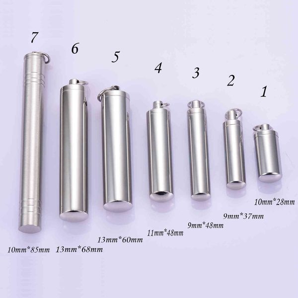 

necklaces pendants stainless steel bottle cremation jewelry cylinder tube ash urn pendant pill holder necklace include 20inch chain, Silver