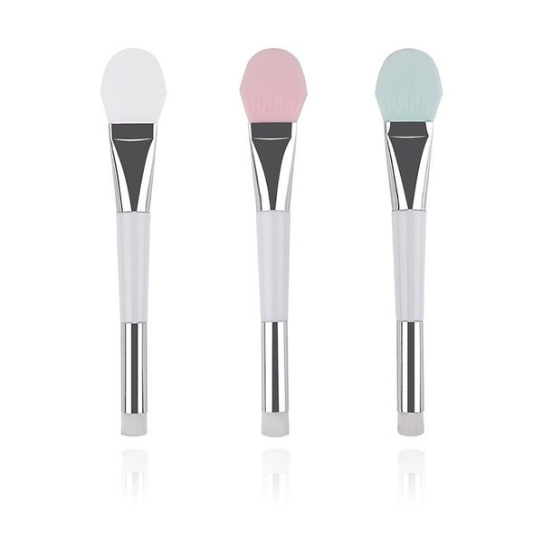 

1pcs face mask brush and soft silicone clay facial applicator dual sided cosmetic beauty makeup brushes tools