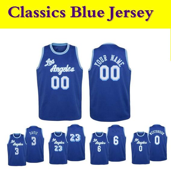 

basketball jersey carmelo anthony #7 davis #3 russell westbrook #0 rondo #4 howard #39 classic blue fans jerseys men youth s-2xl, Black;red