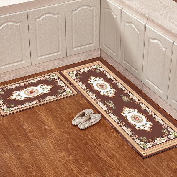 

carpets factory wholesale european style kitchen floor mat set non-slip household door long strip carpet