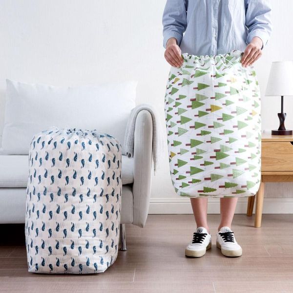 

storage bags 1pc drawstring moisture-proof quilt bag packing