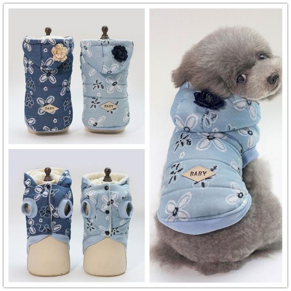 

dog winter coat pet cotton clothes warm f107 apparel