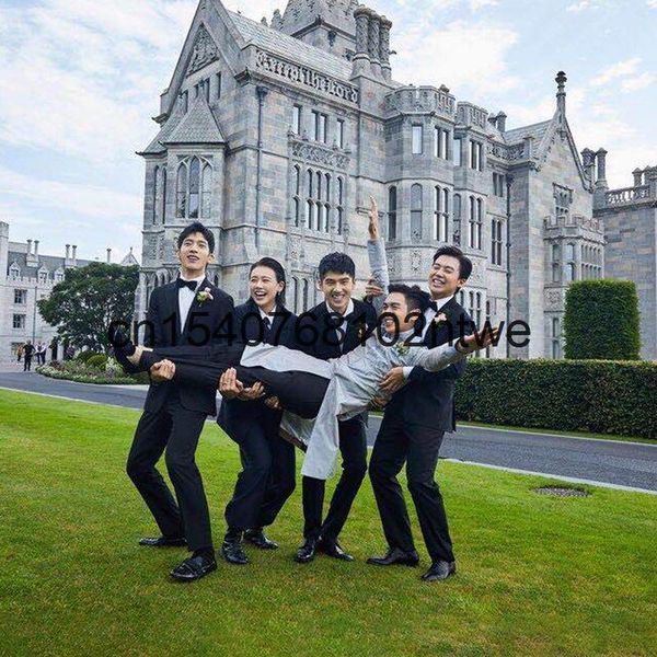 

wedding man dress in spring and summer of 2021 men's suits & blazers, White;black