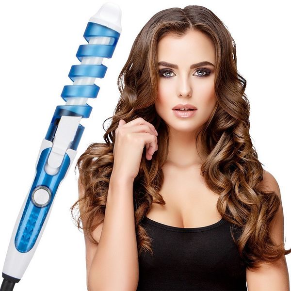 

electric magic hair styling tool rizador de pelo hair curler roller pro spiral curling iron wand curl styler