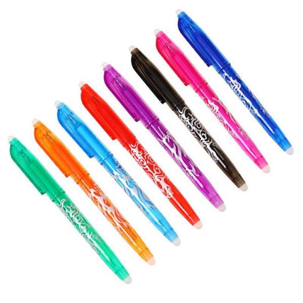 

gel pens 8pcs/set 8colors erasable pen multicolor ballpoint 0.5mm for office school supplies stationery