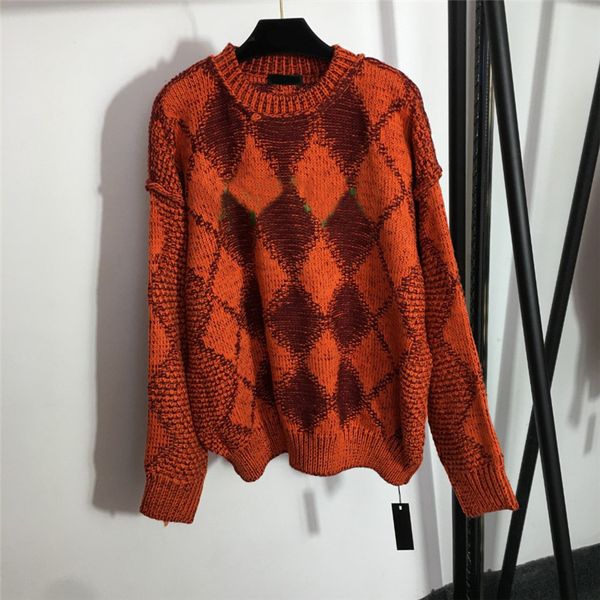 

luxury embroidered letter sweaters designer knitted sweatshirts autumn winter sweaters women warm thick knit pullover, White;black
