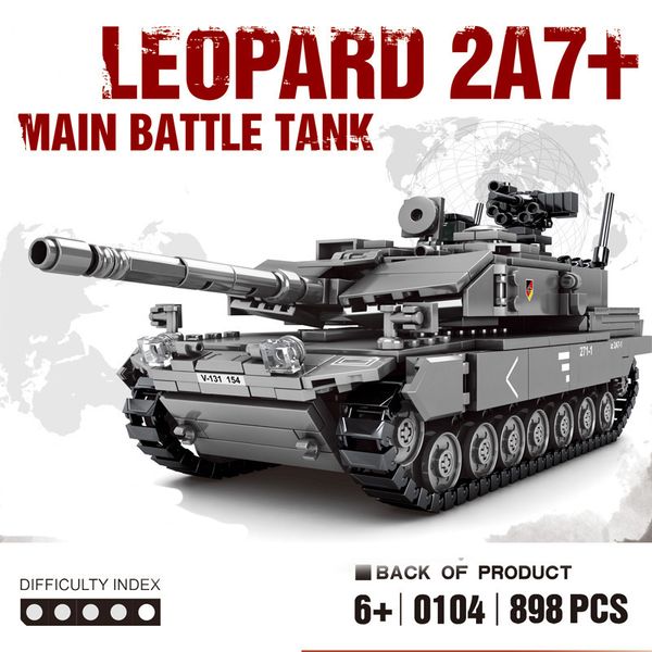 

military panzer tank model building blocks technical helicopter city truck soldier figures bricks toys for boys childrens gift