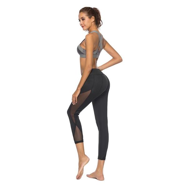 

yoga outfit women pants sports running sportswear stretchy fitness leggings seamless athletic gym compression tights