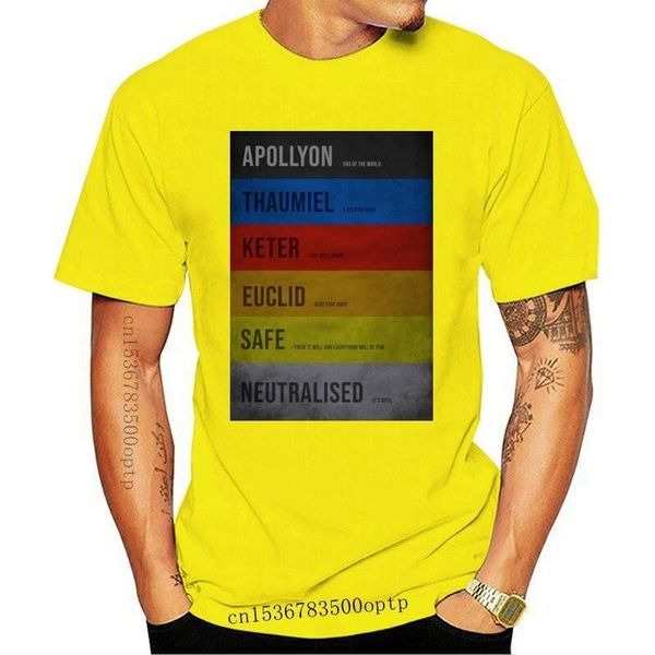 

men's t-shirts scp classes t shirt illustrated merchandise unisex, White;black