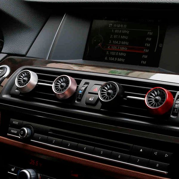 

creative fan air freshener vent clip luxury perfume refill metal auto smell the car vehicle fragrance