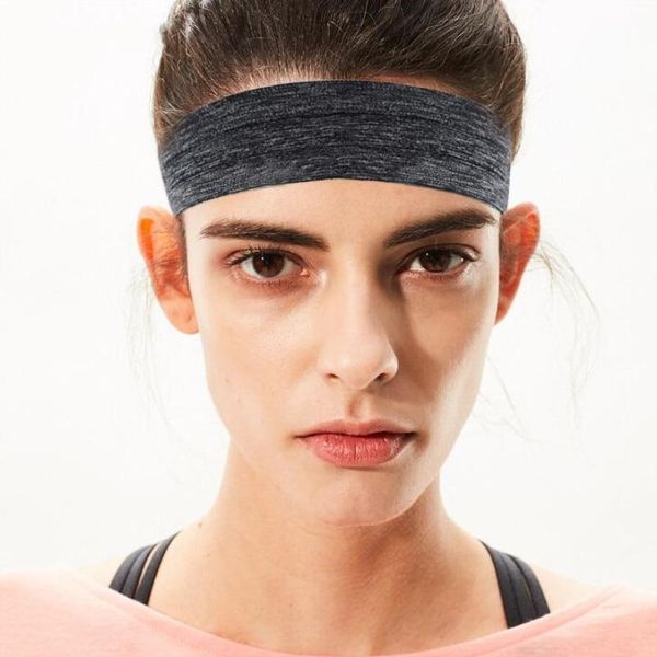 

sweatband women sweat band head guard protection belt absorb workout sport safety hair tennis yoga, Yellow;black