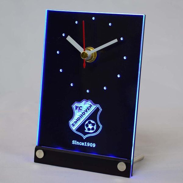 

wall clocks tnc1026 fc eindhoven eerste divisie netherlands football 3d led table desk clock