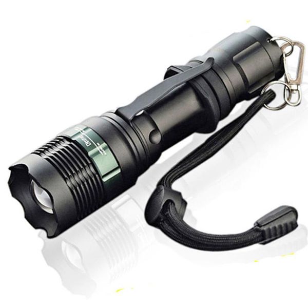 

aluminum alloy tactical led zoomable q5 torch self defense high power lamp flashlights torches