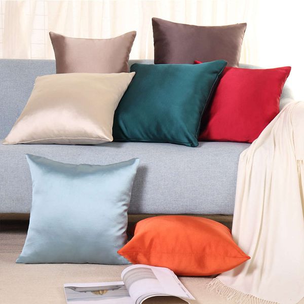 

pure color simple high precision pillow case