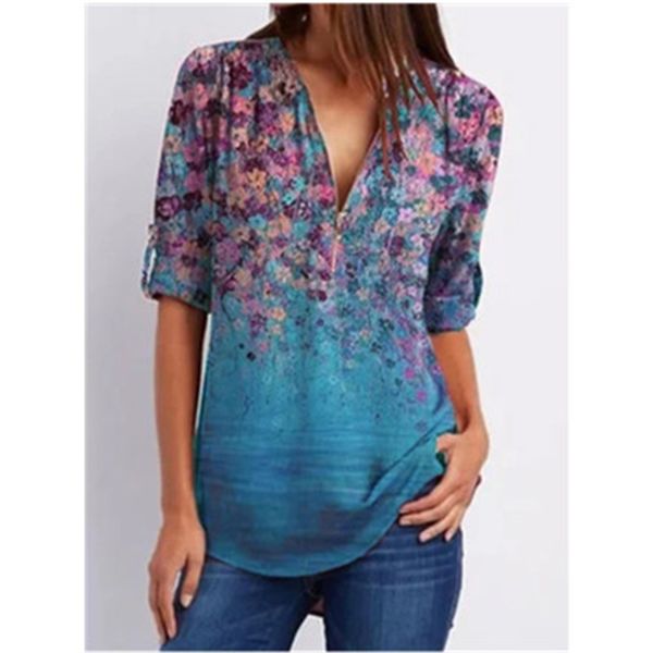 

women printing loose tee t-shirts fashion trend v-neck short sleeve tees designer summer female thin casual bottoming tshirt, White