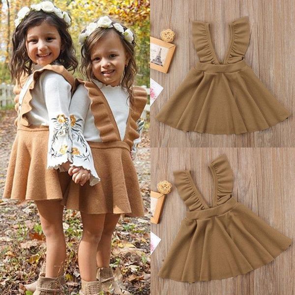 

skirts toddler kid baby girls floral party pageant tutu strap clothes 1-5y, Blue