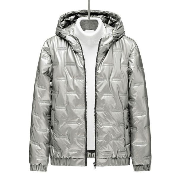 

men's down & parkas casual sports cotton jacket hooded, Black