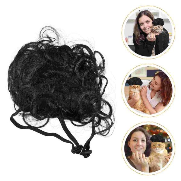 

cat costumes 1 pc dog wig creative pet headwear funny cosplay hairpiece supplies