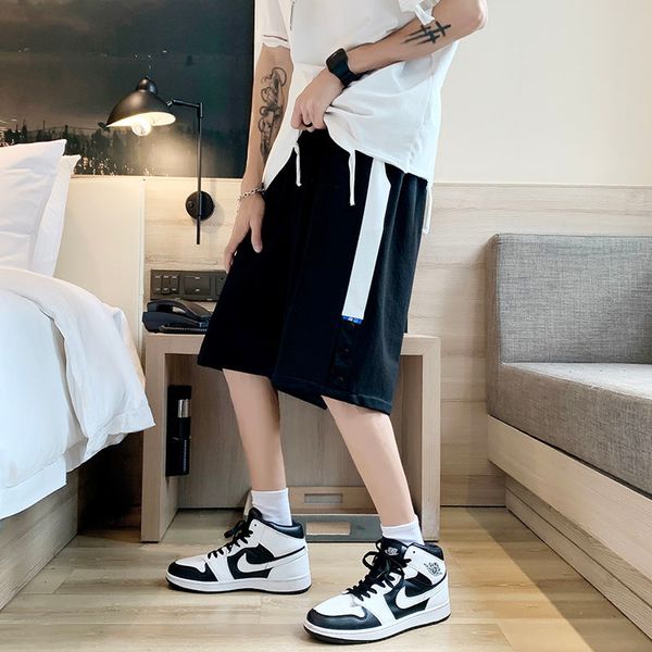 Männer Shorts Lose Sport Mode Sommer Gerade Männliche Hosen Harajuku Koreanischen Stil Paar