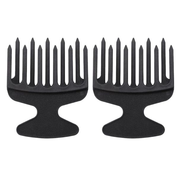 

hair brushes 2 pcs wide tooth hairstyling comb men combs oil head styling, Silver