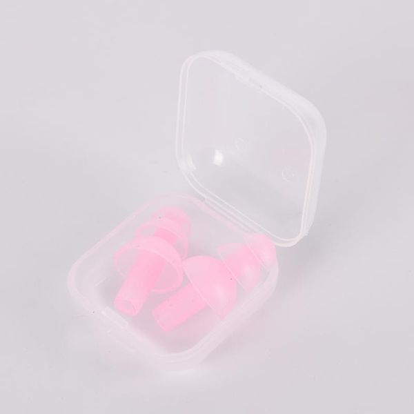 

nose clip 1pair soft silicone swimming ear plugs sound noise reduction earplug with retail box for swim sleep snoring