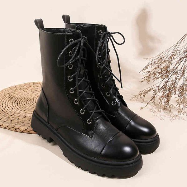 

dress shoes breathable thin boots short martin female fried street mmqd, Black