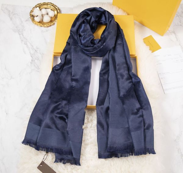 

2023 Fashion bandana Luxury letters Print Scarves Woman Brand cashmere and Silk Scarfs for Women 8colors large size Shawl hijab High quality 2JQ1 14HL