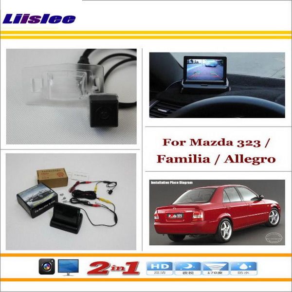 

car video auto camera for 323 familia allegro 4.3" tft lcd monitor parking system