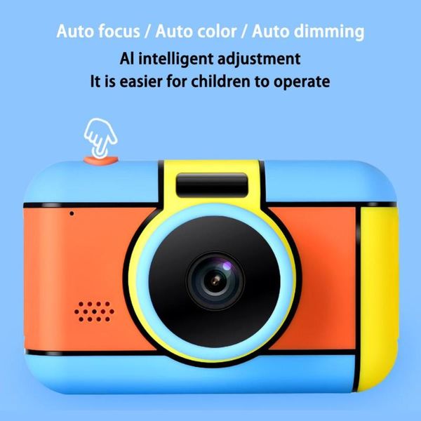 Simpatici regali per fotocamera per bambini Giocattoli per videocamera Regalo in ABS da 8 milioni di 1000 mAh per fotocamere digitali per bambini come immagine