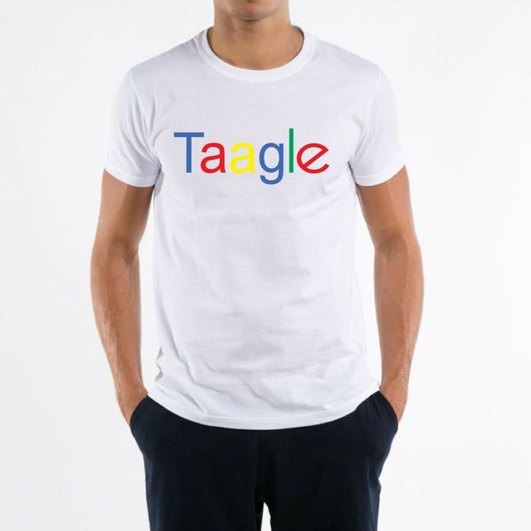 

mens t-shirt taagle taggle, White;black